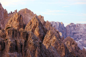 Fototapeta na wymiar Alpine landscape in Cadini di Misurina, Dolomites, Italy, Europe