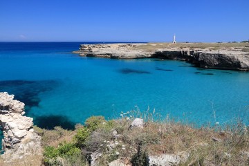 Coast in Salento, Italy