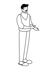 Avatar man person vector design