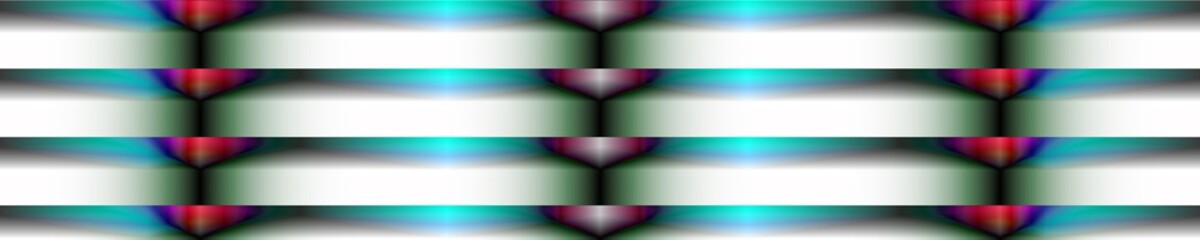 Fototapeta premium Digital art, abstract panoramic 3D objects, Germany