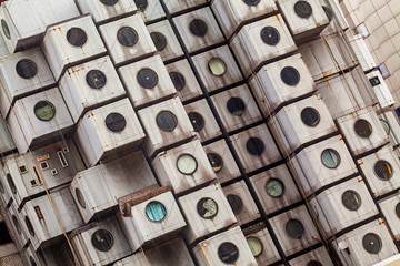 The Nakagin Capsule Tower mixed-use residential and office tower