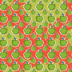 Big fresh apple pattern