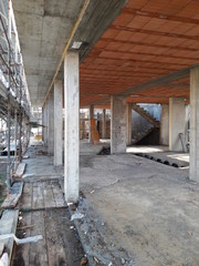 Lavori in corso nel cantiere edile - business