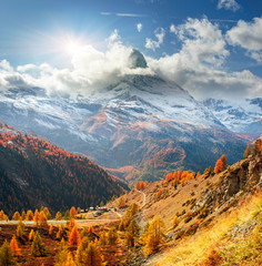 Matterhorn and Autumn