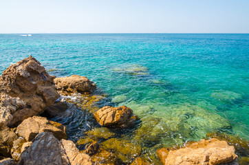 Beautiful tropical beach of Ko Lan, island near Pattaya, Thailand