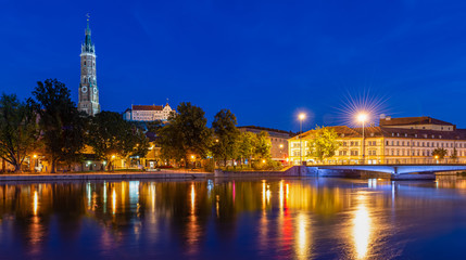 Landshut in der blauen Stunde