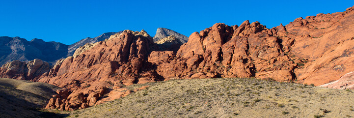 Fototapeta premium Panorama of Red Rock Canyon National Conservation Area near Las Vegas, Nevada