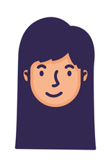 head woman face avatar character