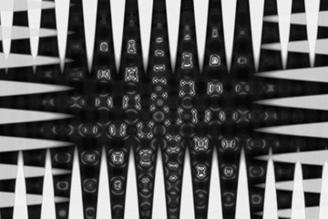 An abstract black and white grunge border background image.