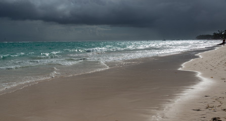 tormenta en el mar