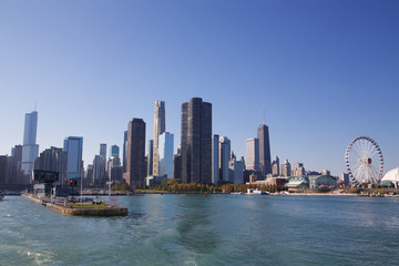 Fototapeta na wymiar Chicago Navy Pier