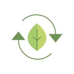 eco friendly green energy icon