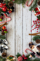 Christmas border background.