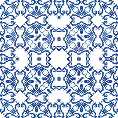Decorative color ceramic azulejo tiles.