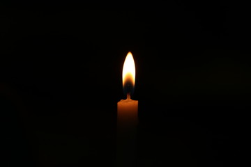 candle in the dark