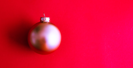 Christmas ball background.