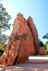 National park Garden of Gods in USA