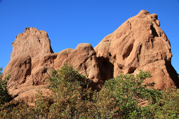 National park Garden of Gods in USA