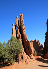 National park Garden of Gods in USA