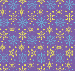 Christmas seamless pattern for fabric and wrapping paper design