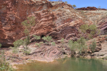 Landscape of Pilbara region in Western Australia