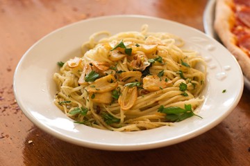 Pasta al ajillo