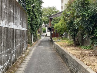 Back alleys of regional cities in Asia