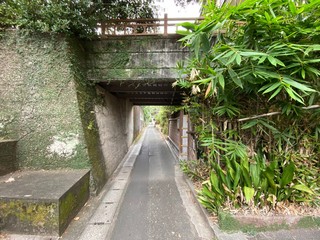 Back alleys of regional cities in Asia
