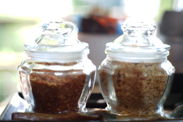 brown sugar in bottle