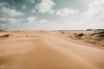 Blue Sky at the Sand Dune in Australia