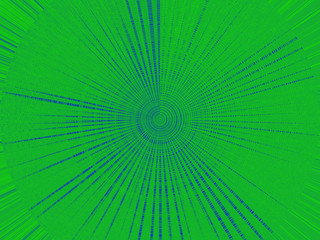 Obraz premium Background illustration. Color green, blue. A kind of tunnel is depicted, it goes into the distance.