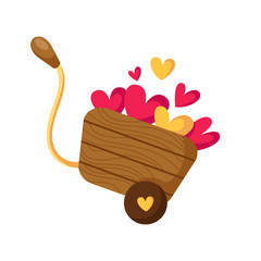 Cute cartoon valentines day