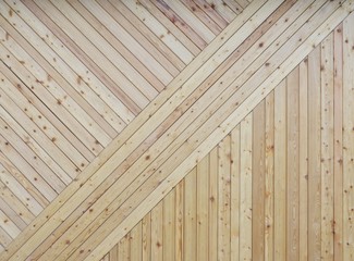 Fototapeta premium The surface of the wooden slats. Wooden pattern. Background, texture. Blank for design.