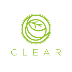 Organic farming logo design - eco nature green leaf planting tree farm agricultural 