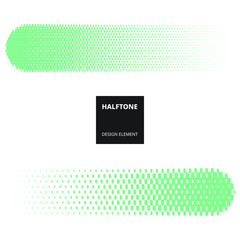 Abstract halftone design element. Eps10 vector.