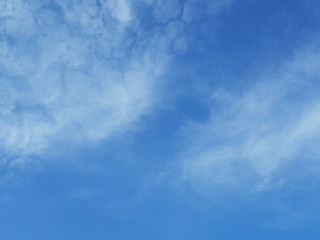 blue sky with clouds