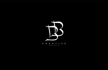 Initial Letter BB Unique Style Typography Logo