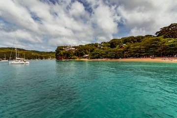 Obraz premium Lower Bay beach from the boat