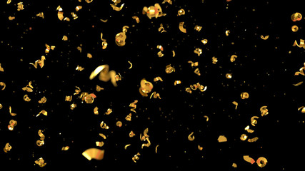 golden confetti - 299469477