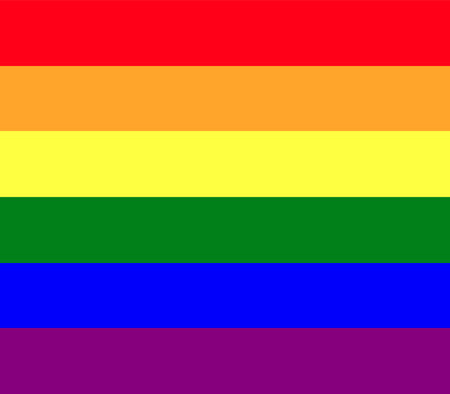 Flag, lgbt, rainbow icon. Vector illustration, flat design.