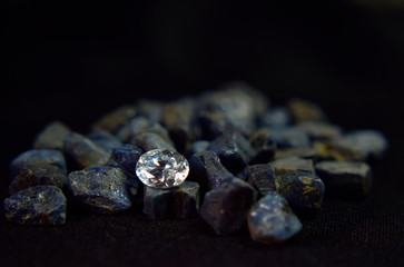 Diamonds symbolize strength, beauty and expensive