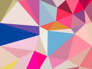 Fototapeta na wymiar color geometric block pattern background polygonal style ,LED light color dot , line art , paint like illustration background of spiral fractal geometric modern
