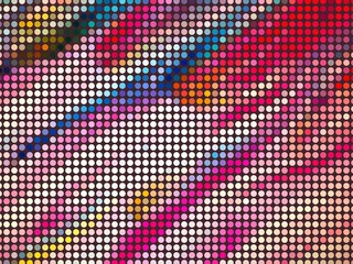 color geometric block pattern background polygonal style ,LED light color dot , line art , paint like illustration background of spiral fractal geometric modern