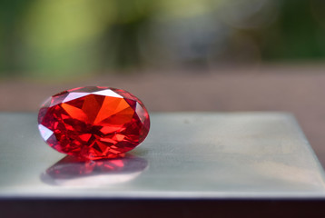 ruby Is red gem Beautiful by nature For making expensive jewelry