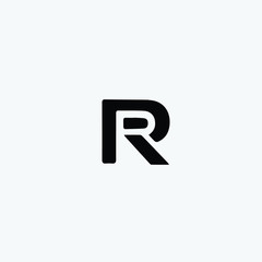 RR initials letter creative logo icon vector black color free download