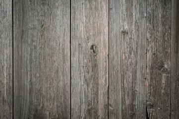 Fototapeta premium Old wooden plank wall, texture, closeup
