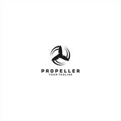 Propeller logo template design idea