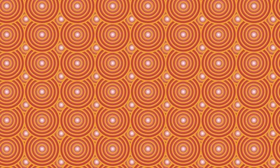 circle pattern. with a circle line stacked. with gradations of dark orange and white. flat and simple style concept. suitable for background.