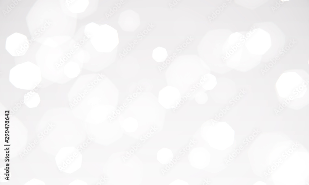 Poster festival pattern abstract white background with bokeh lights effect