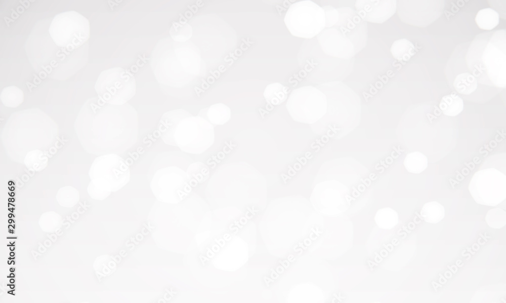 Poster festival pattern abstract white background with bokeh lights effect